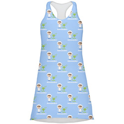Boy's Astronaut Racerback Dress - Large (Personalized)