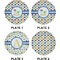 Boy's Astronaut Set of Appetizer / Dessert Plates (Approval)