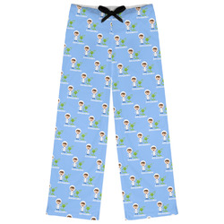 Boy's Astronaut Womens Pajama Pants - M (Personalized)