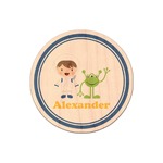 Boy's Astronaut Genuine Maple or Cherry Wood Sticker (Personalized)