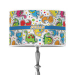 Dinosaur Print 12" Drum Lamp Shade - Poly-film (Personalized)