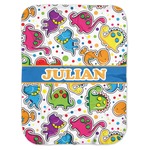 Dinosaur Print Baby Swaddling Blanket (Personalized)