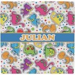 Dinosaur Print Ceramic Tile Hot Pad (Personalized)