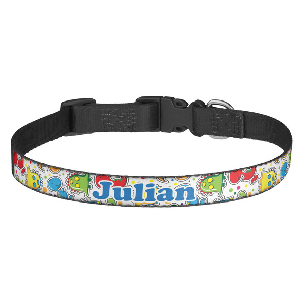 Custom Dinosaur Print Dog Collar (Personalized)