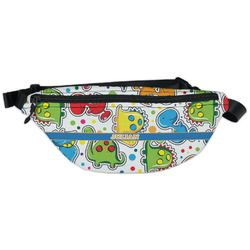 Dinosaur Print Fanny Pack - Classic Style (Personalized)