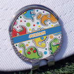 Dinosaur Print Golf Ball Marker - Hat Clip