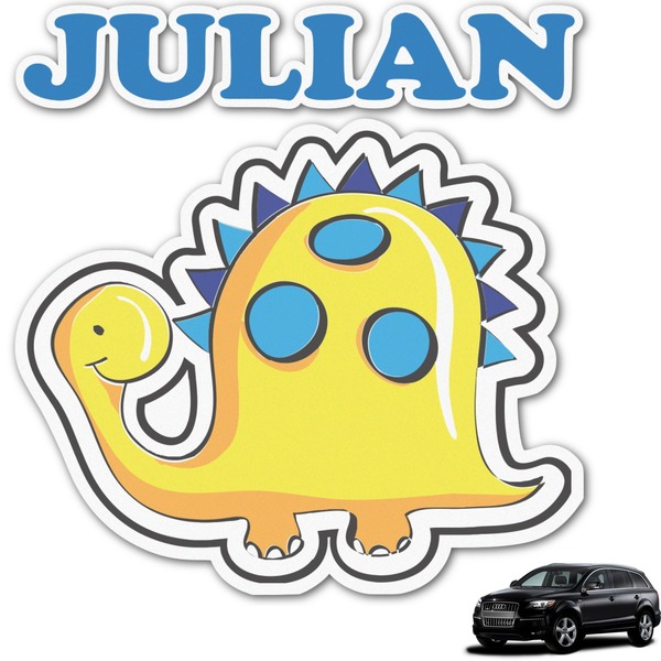 Custom Dinosaur Print Graphic Car Decal (Personalized)