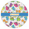 Dinosaur Print Icing Circle - Medium - Single