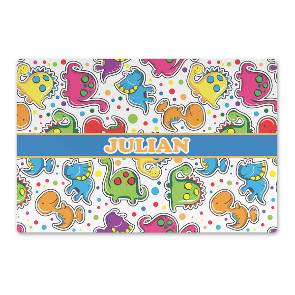 Custom Dinosaur Print Large Rectangle Car Magnet (Personalized)