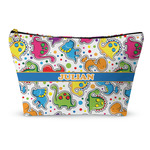 Dinosaur Print Makeup Bag - Small - 8.5"x4.5" (Personalized)