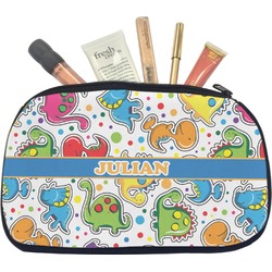 Dinosaur Print Makeup / Cosmetic Bag - Medium (Personalized)