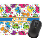 Dinosaur Print Rectangular Mouse Pad (Personalized)