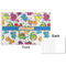 Dinosaur Print Disposable Paper Placemat - Front & Back