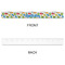 Dinosaur Print Plastic Ruler - 12" - APPROVAL