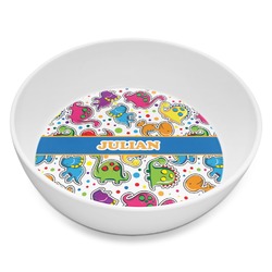 Dinosaur Print Melamine Bowl - 8 oz (Personalized)