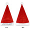 Dinosaur Print Santa Hats - Front and Back (Single Print) APPROVAL