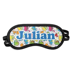 Dinosaur Print Sleeping Eye Mask (Personalized)