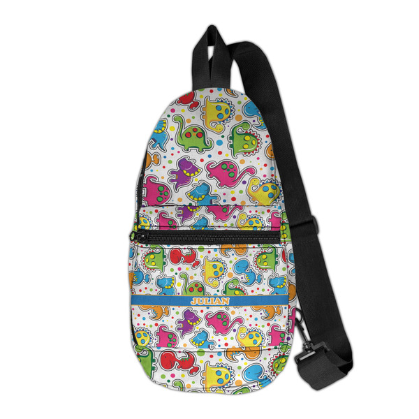 Custom Dinosaur Print Sling Bag (Personalized)