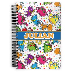 Dinosaur Print Spiral Notebook - 7x10 w/ Name or Text