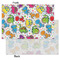 Dinosaur Print Tissue Paper - Lightweight - Small - Front & Back