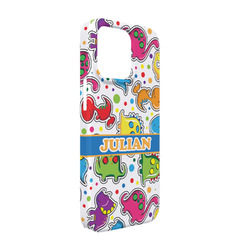 Dinosaur Print iPhone Case - Plastic - iPhone 13 (Personalized)