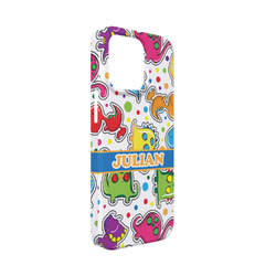 Dinosaur Print iPhone Case - Plastic - iPhone 13 Mini (Personalized)