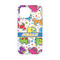 Dinosaur Print iPhone 13 Mini Tough Case - Back