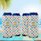 Dots & Dinosaur 16oz Can Sleeve - Set of 4 - LIFESTYLE