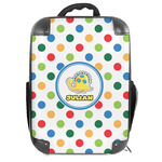 Dots & Dinosaur Hard Shell Backpack (Personalized)