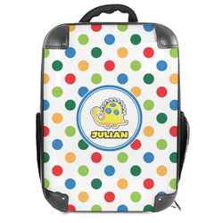 Dots & Dinosaur Hard Shell Backpack (Personalized)
