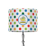 Dots & Dinosaur 8" Drum Lamp Shade - Fabric (Personalized)