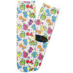 Dots & Dinosaur Adult Crew Socks