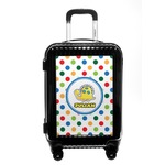 Dots & Dinosaur Carry On Hard Shell Suitcase (Personalized)