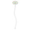 Dots & Dinosaur Clear Plastic 7" Stir Stick - Oval - Single Stick