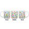 Dots & Dinosaur Coffee Mug - 20 oz - White APPROVAL