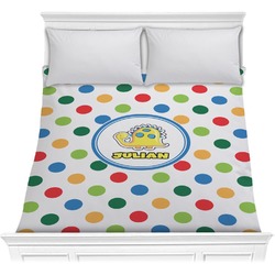 Dots & Dinosaur Comforter - Full / Queen (Personalized)