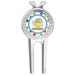 Dots & Dinosaur Golf Divot Tool & Ball Marker (Personalized)