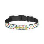 Dots & Dinosaur Dog Collar - Small (Personalized)