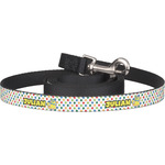 Dots & Dinosaur Dog Leash (Personalized)