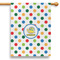 Dots & Dinosaur House Flags - Single Sided - PARENT MAIN