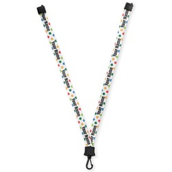 Dots & Dinosaur Lanyard (Personalized)