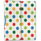 Dots & Dinosaur Linen Placemat - Folded Half (double sided)