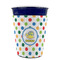 Dots & Dinosaur Party Cup Sleeves - without bottom - FRONT (on cup)