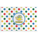 Dots & Dinosaur Disposable Paper Placemats (Personalized)