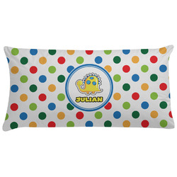 Dots & Dinosaur Pillow Case (Personalized)