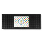 Dots & Dinosaur Rubber Bar Mat (Personalized)