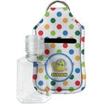 Dots & Dinosaur Hand Sanitizer & Keychain Holder - Small (Personalized)