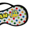 Dots & Dinosaur Sleeping Eye Mask - DETAIL Large