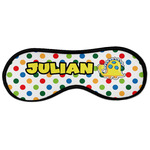 Dots & Dinosaur Sleeping Eye Masks - Large (Personalized)