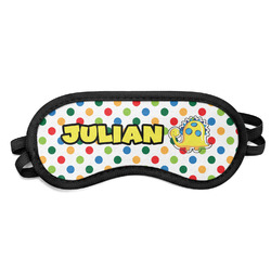 Dots & Dinosaur Sleeping Eye Mask (Personalized)